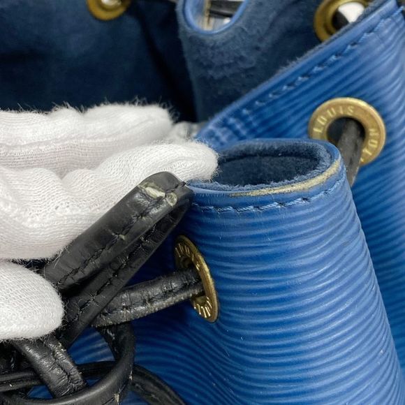 Louis Vuitton Epi Bicolor Petite Noe M44152 Toledo Blue/noir Black Women - Picture 7 of 10